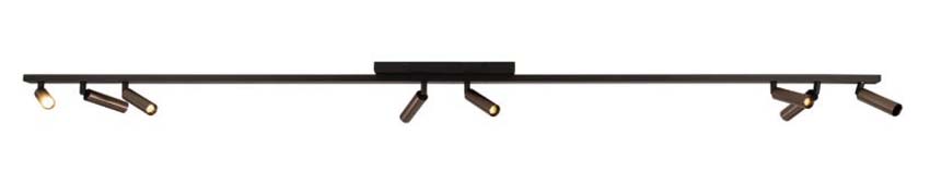 Lucide Essential Keoni - Plafondspot - 8xG9 - Koffie