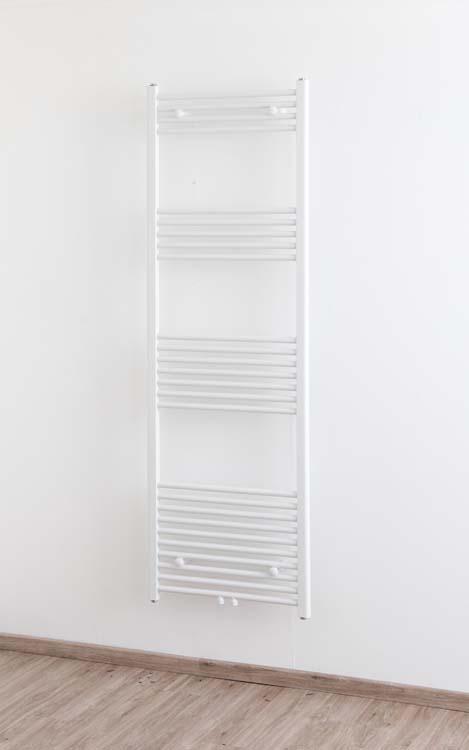 Handdoekradiator Doris enkel 180x60cm mat wit 712Watt