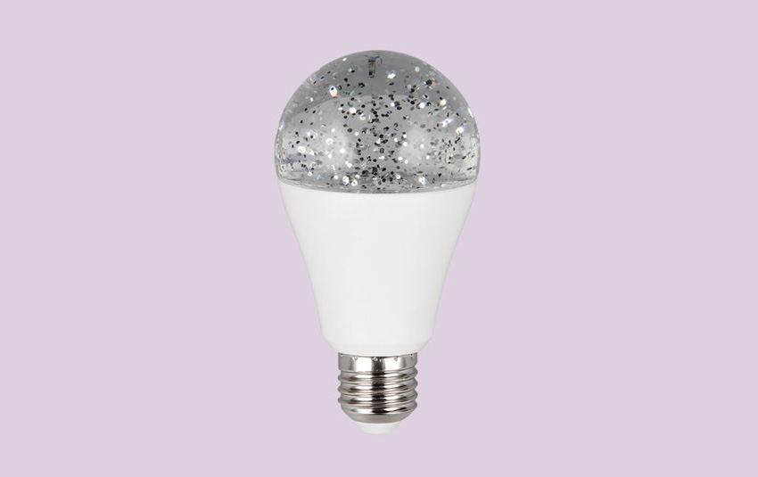 LED lamp - E27 - wit - Ø6x10,5cm - dimbaar - 2,5W - RGB