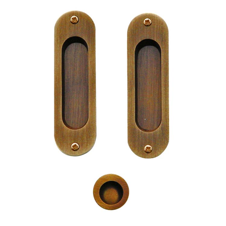 Coquille de porte pro altamura ovale bronze par set