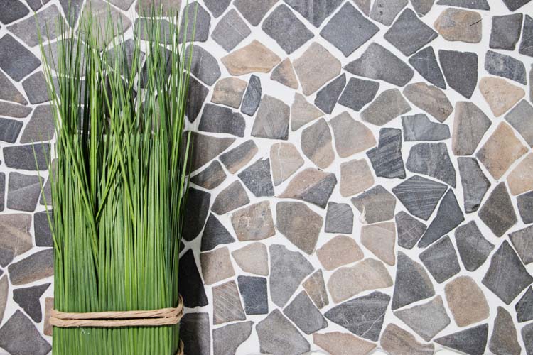 Mozaïek Flagstone steengrijs mat 30,5x30,5cm