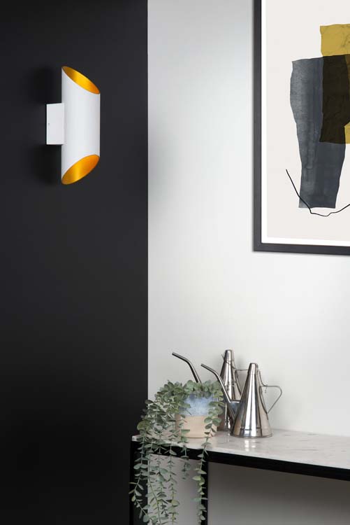 Wandlamp - wit -  Ø10cm - G9 - 40W