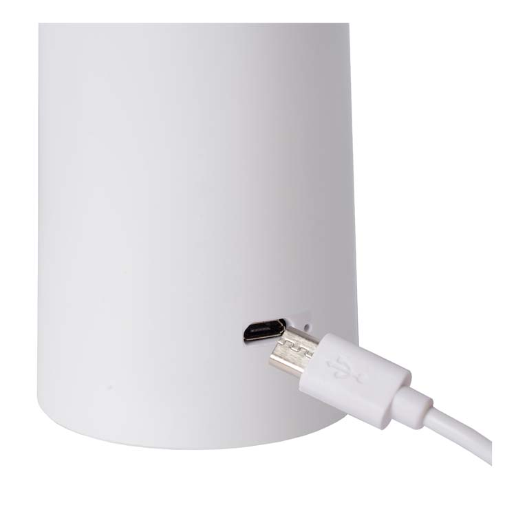 Lampe de table extérieure - blanc - Ø13,7cm - dimmable - LED - 4W - 6500K - IP44