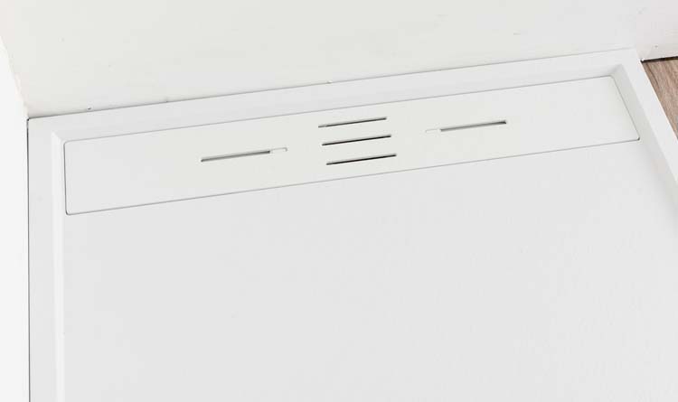 Douchebak Moana SMC mat wit leisteenlook 120x90cm