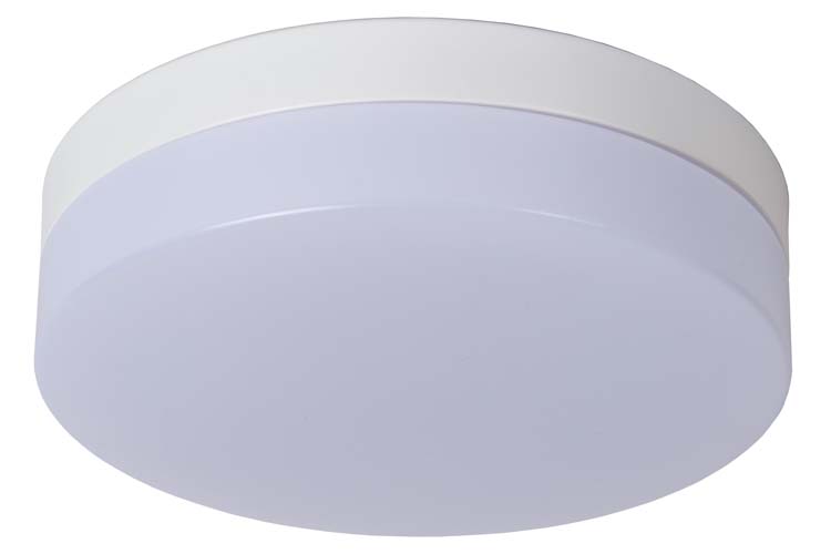Plafondlamp badkamer - wit - Ø23cm - LED - 12W - 2700K - IP44
