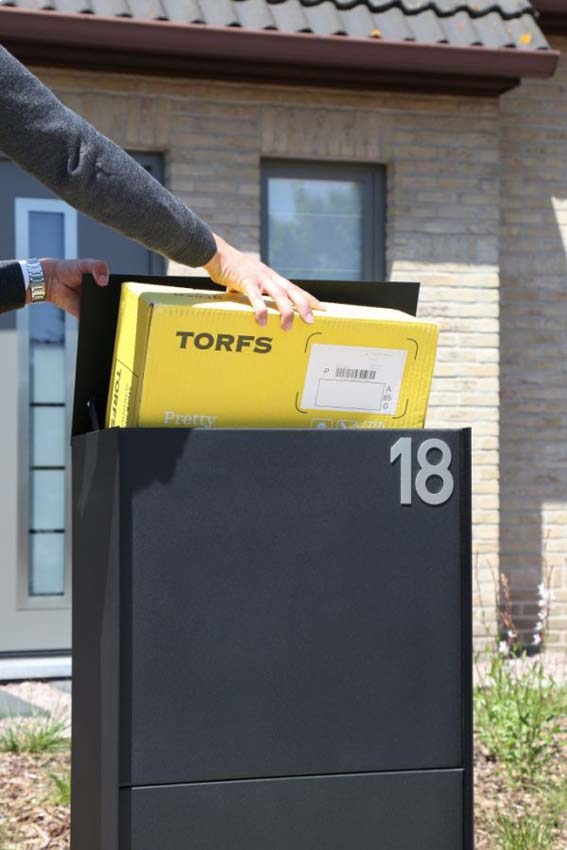 Boîte à colis ONZO (eSafe) Dropbox Medium Back anthracite