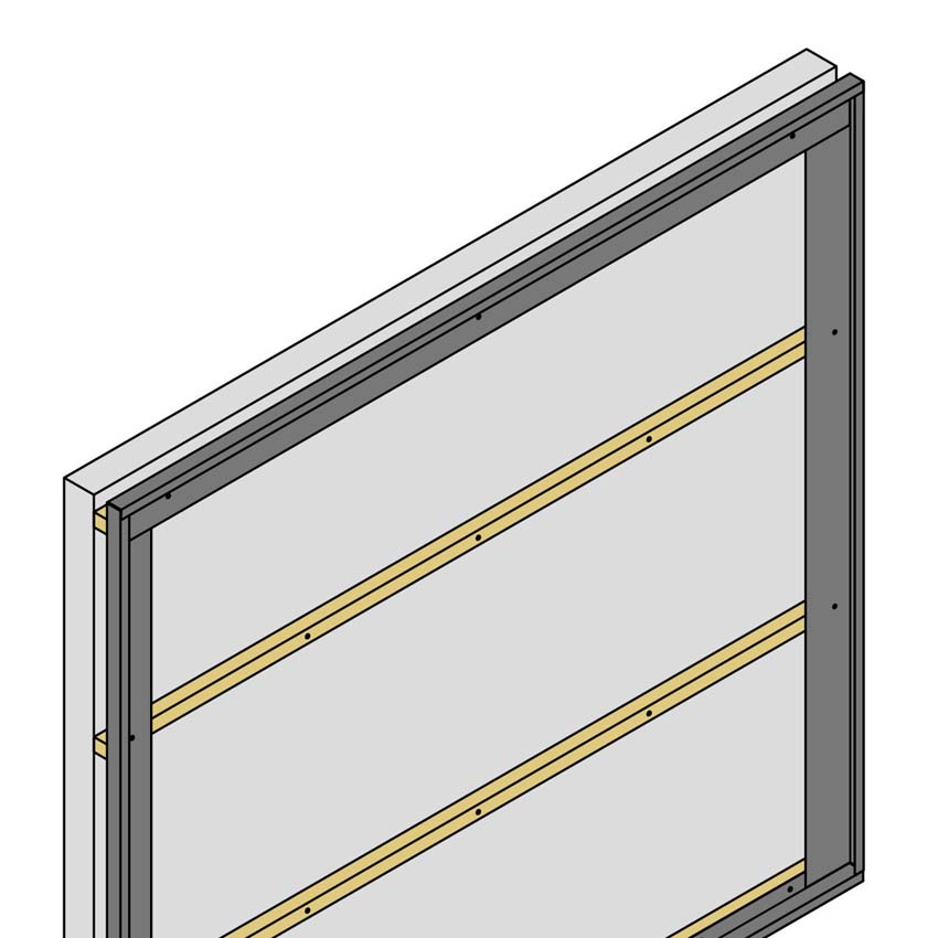 U-profiel voor Line up outdoor metaal grafietgrijs