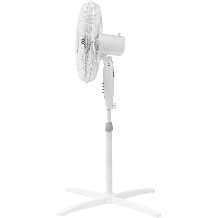 Staande ventilator 3 snelheden wit 50W