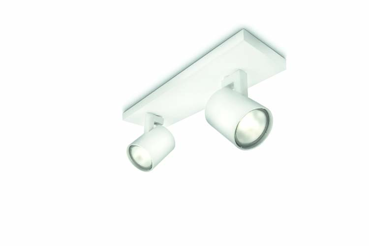 Spot en applique LED Blanc 2x50W