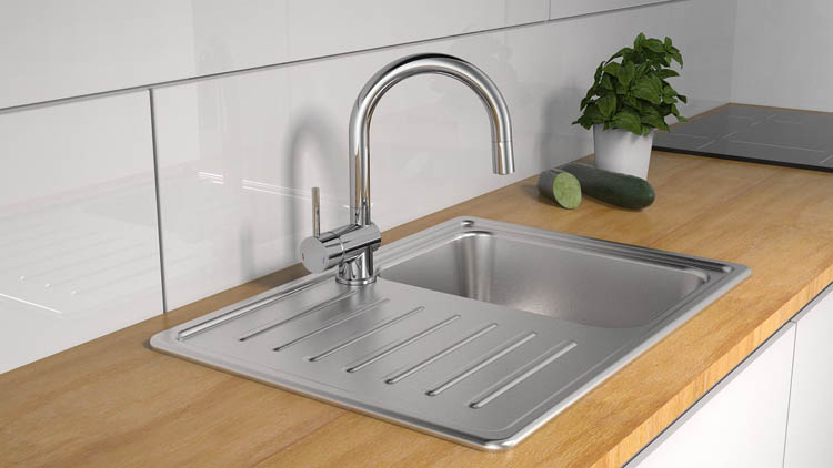 Robinet de cuisine Sterre Led chrome