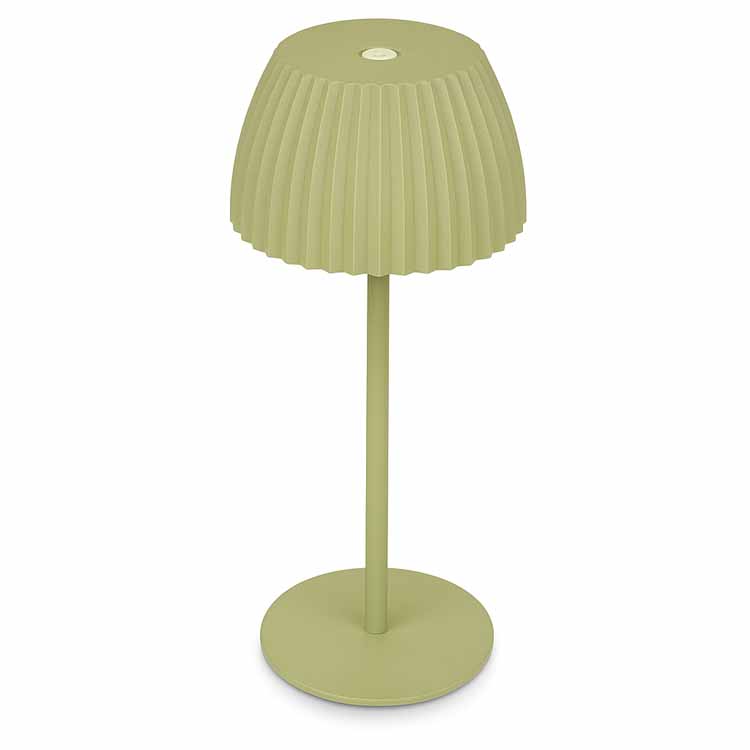 Lampe de table Veluna - vert - 36.5cm - dimmable - LED - 2W - 2700K - IP44 - USB