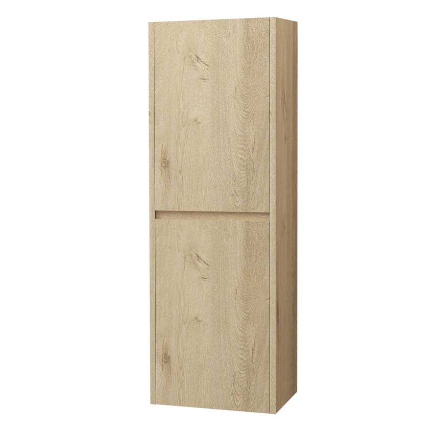 Armoire colonne Vito chêne suspendue 135x35x35cm