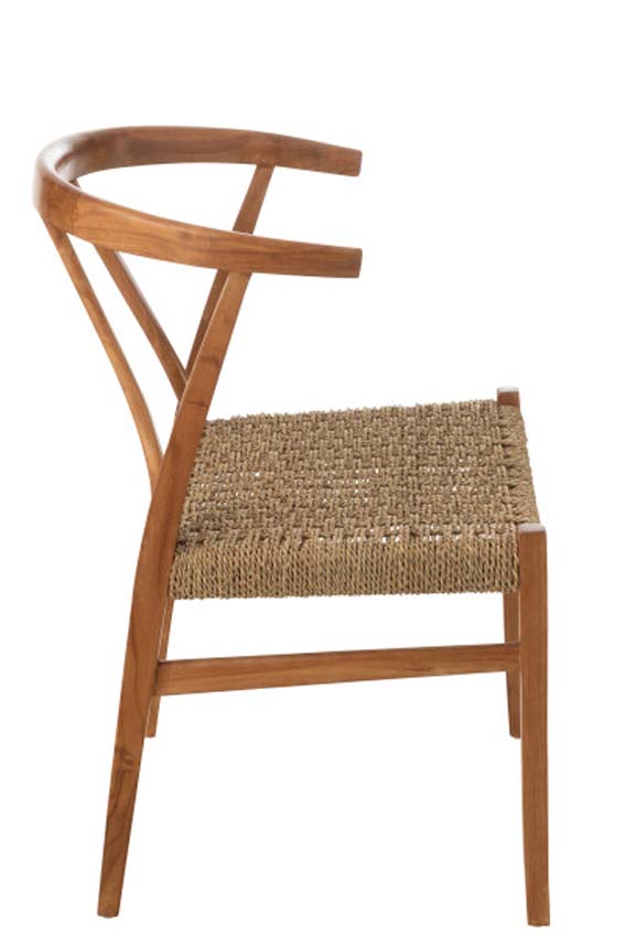 Stoel Lisa teak naturel Stoel Lisa teak naturel