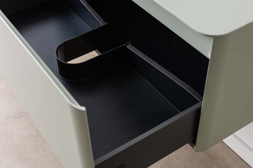 Badkamermeubel Austin cyaan met dubbele wastafel mat 120cm