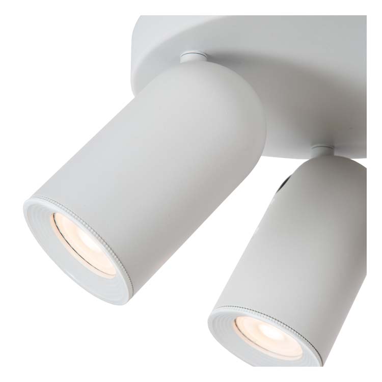 Lucide PUNCH - Spot plafond - Ø 21 cm - 3xGU10 - Blanc