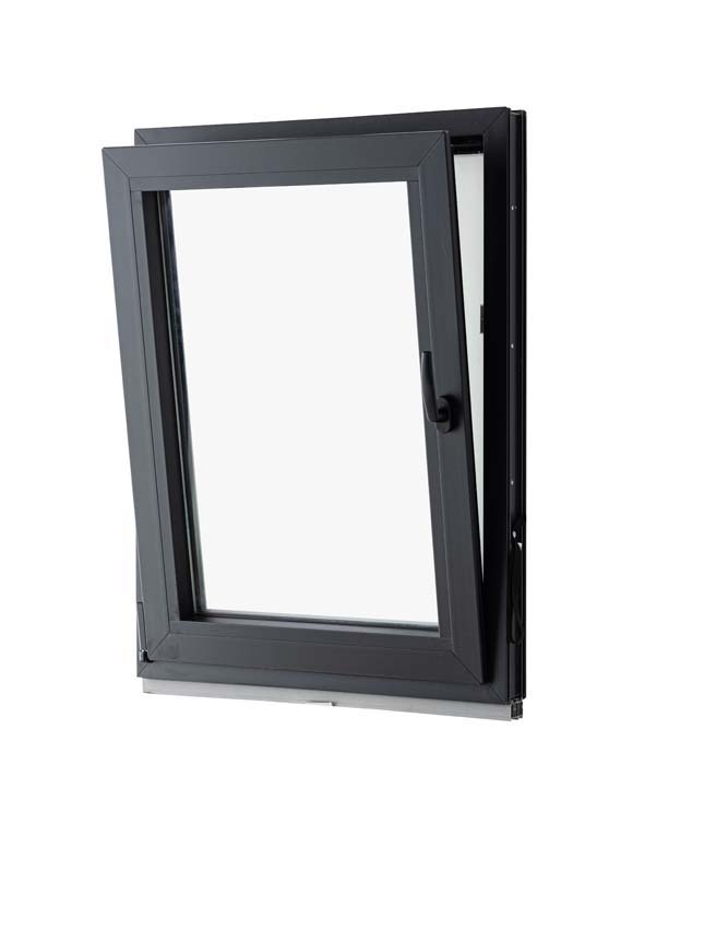 1-VAN Châssis oscillo-battant pvc Elegant noir/noir B750xH1000 mm G 1-VAN Châssis oscillo-battant pvc Elegant noir/noir B750xH1000 mm G