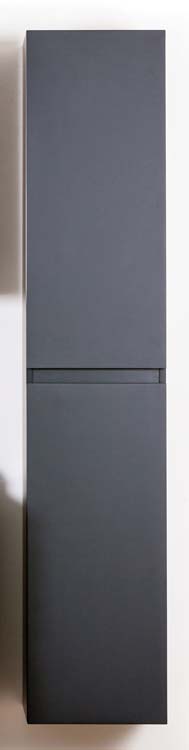 Kolomkast Omane mat donkergrijs hangend 174x35x32cm