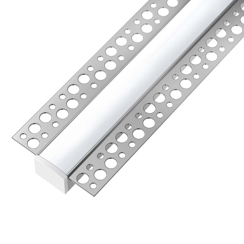 Profiel voor LED-strip voor gipsplaten aluminium 2 meter