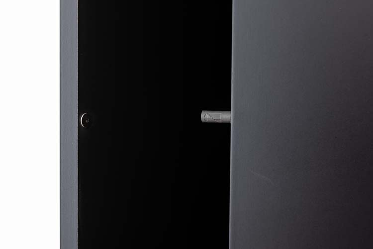 Armoire colonne Sunday noir montage murale 160x35x35cm Armoire colonne Sunday noir montage murale 160x35x35cm