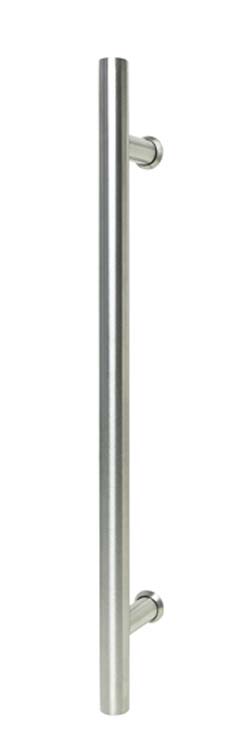 Porte intérieure vitrée complète Sky Day clair 73x201cm poignée ronde inox + charnières premium