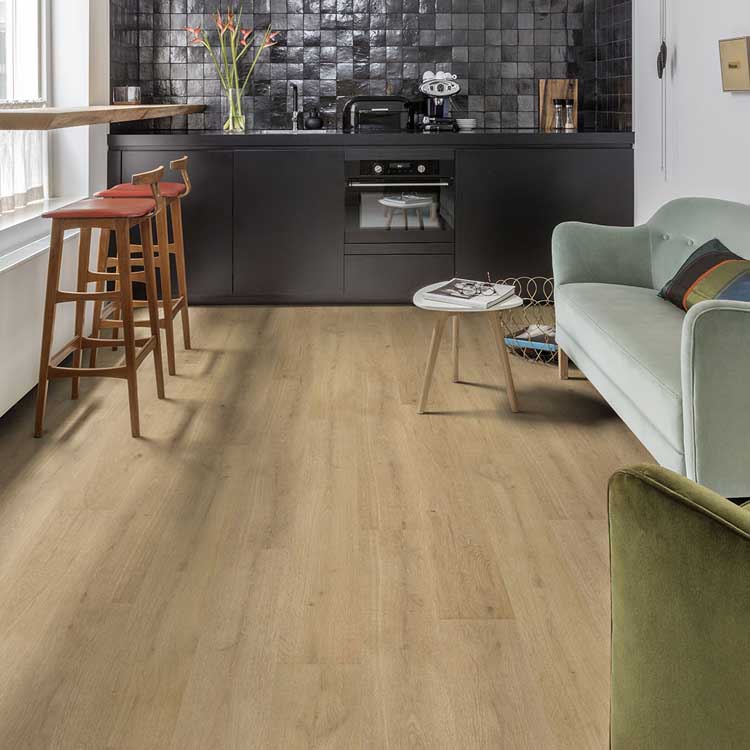 Sol vinyle Floorify Apple Crumble planche 4mm brun clair 121,9x17,8cm Sol vinyle Floorify Apple Crumble planche 4mm brun clair 121,9x17,8cm