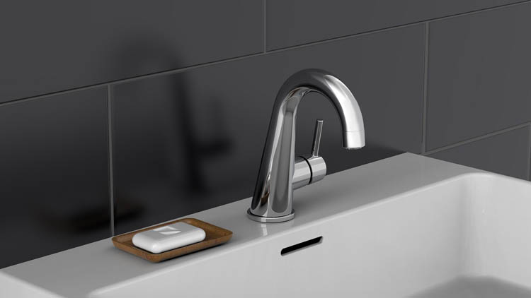 Robinet de lavabo Pol 17,80cm chrome Robinet de lavabo Pol 17,80cm chrome