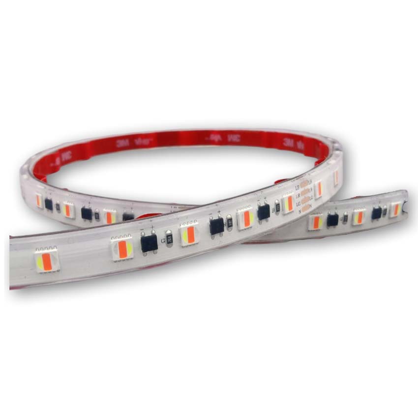 Bande LED  RGB  par 10cm  IP54  dimmable  13W/mètre  3000K