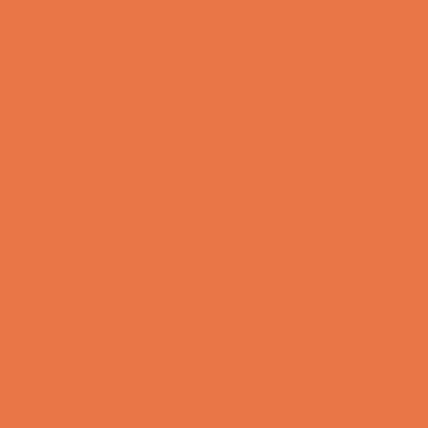 Wandtegel Uni glanzend rood/oranje 20x20cm