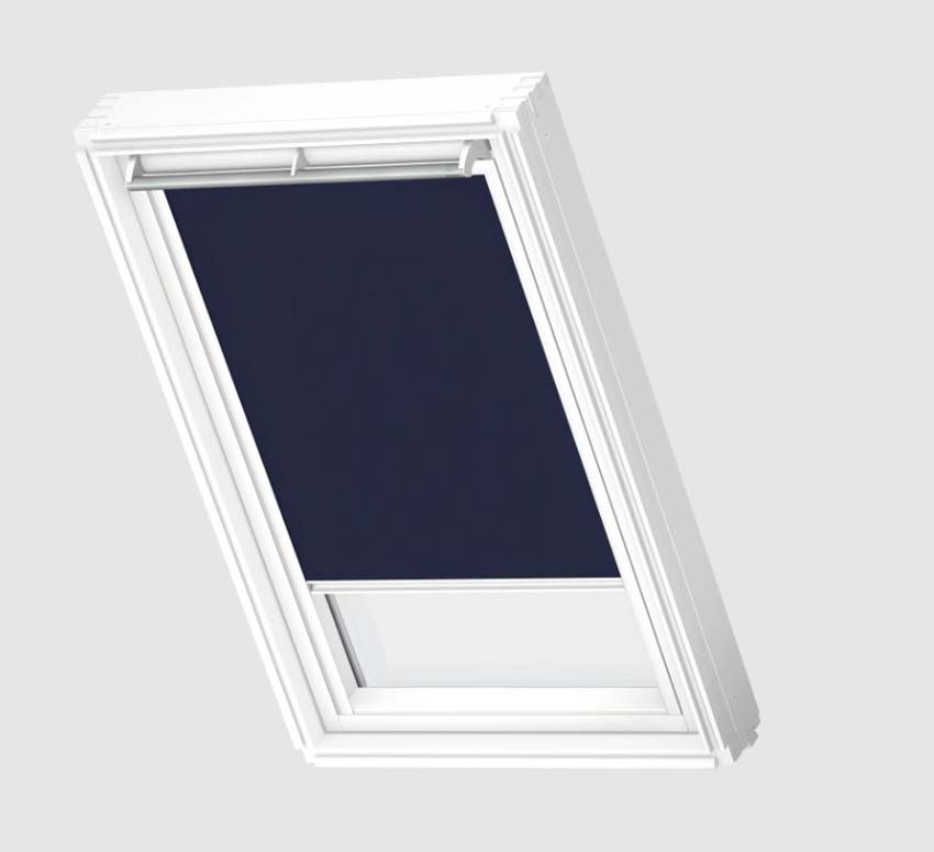 Store enrouleur Velux occultant à commande manuelle bleu foncé SK06 1100SWL