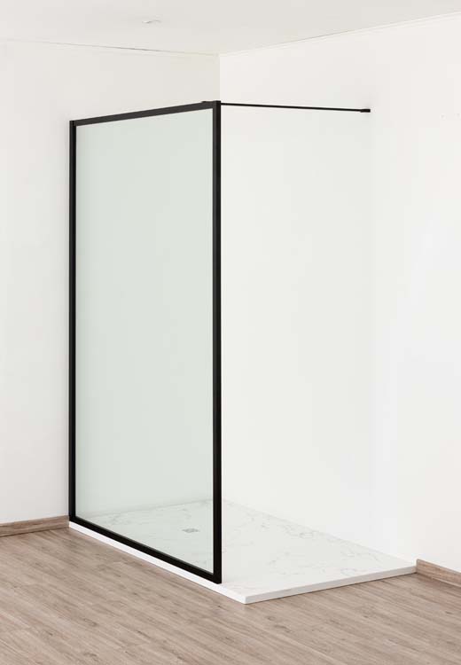 Douchebak Minimalism composiet met gelcoat marmerlook 140x90cm