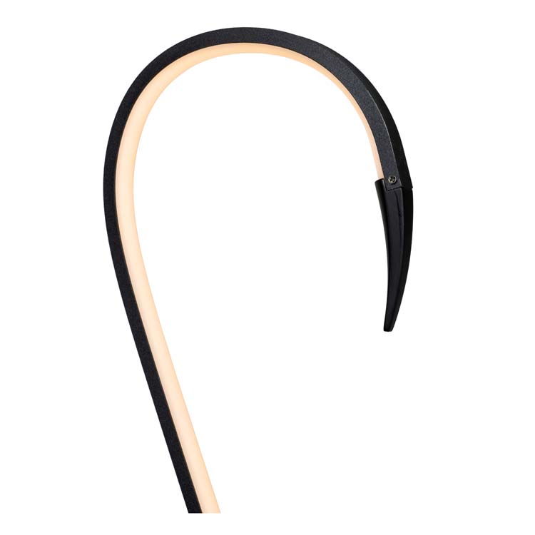 Staande lamp - zwart - H130cm - LED - RGB