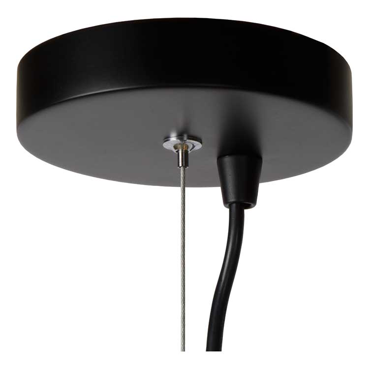 Lucide LEANNE - Hanglamp - Ø 65 cm - E27 - Zwart
