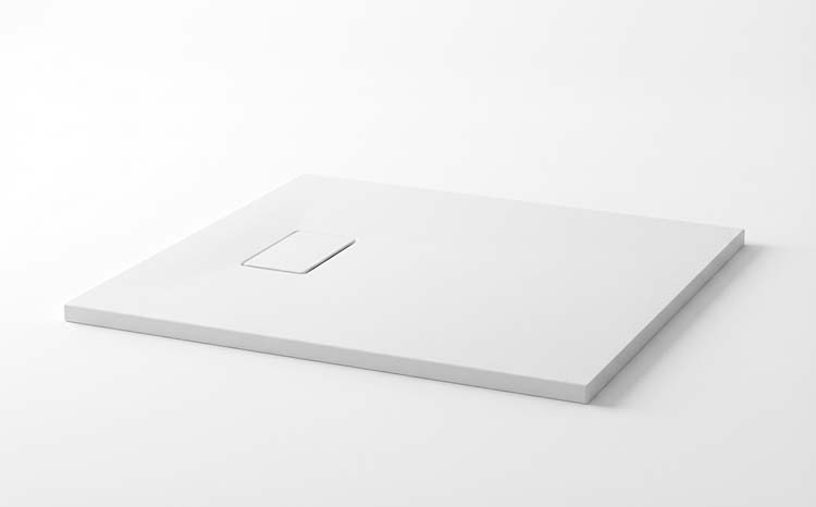 Receveur de douche carré blanc