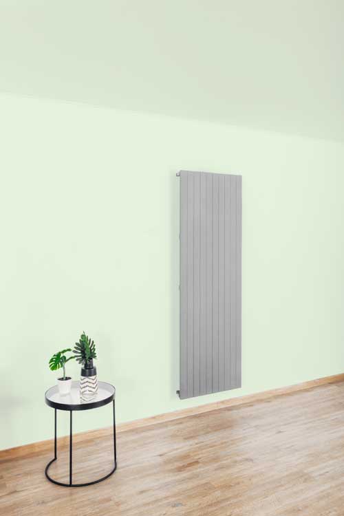 Designradiator Duke enkel 180x60cm grijs 1803Watt