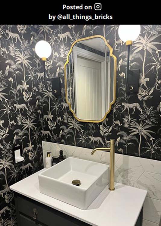 Wandlamp badkamer - zwart - G9 - 33W - IP44