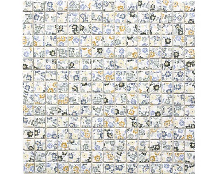 Mosaïque Spring Flower Mix brillant 30,5x30,5cm