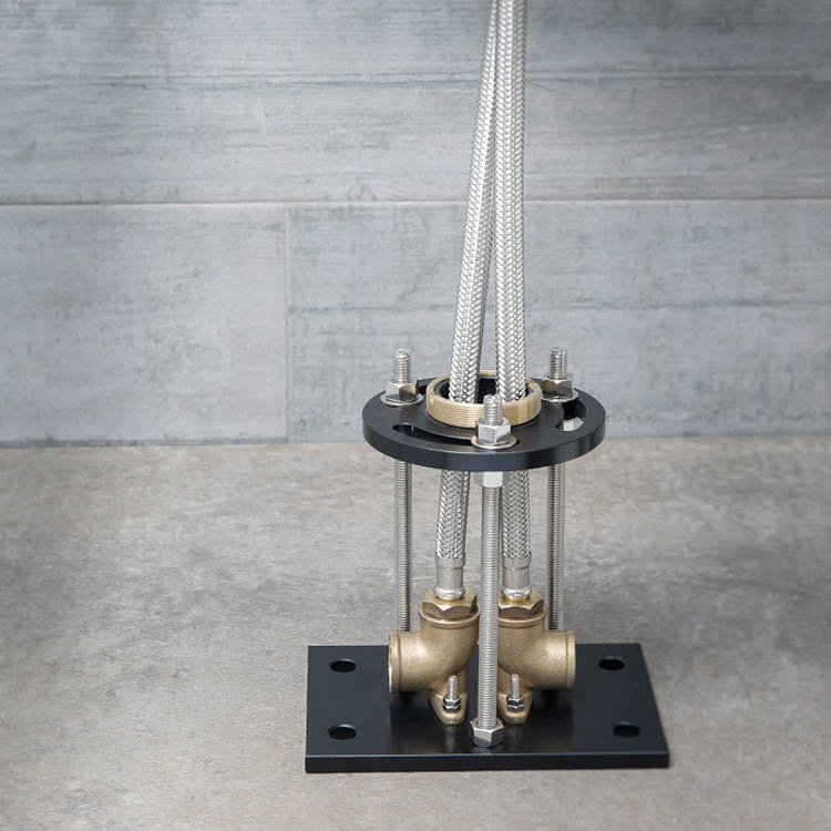 Badkraan Charlotte vrijstaand chroom