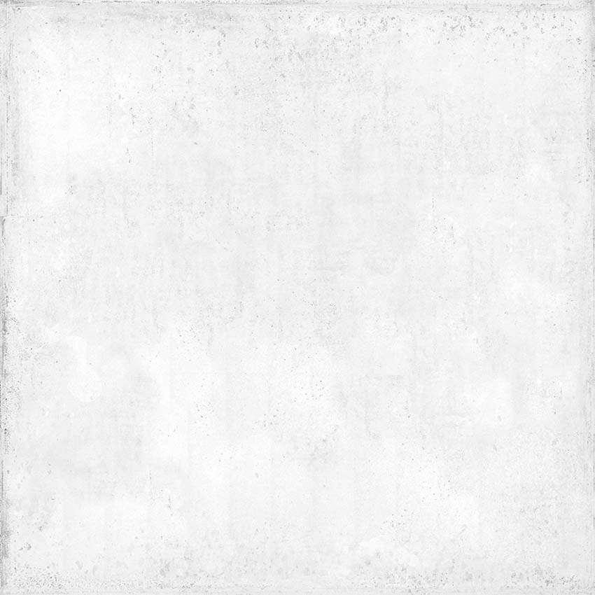 Staal vloer- en wandtegel Materia white