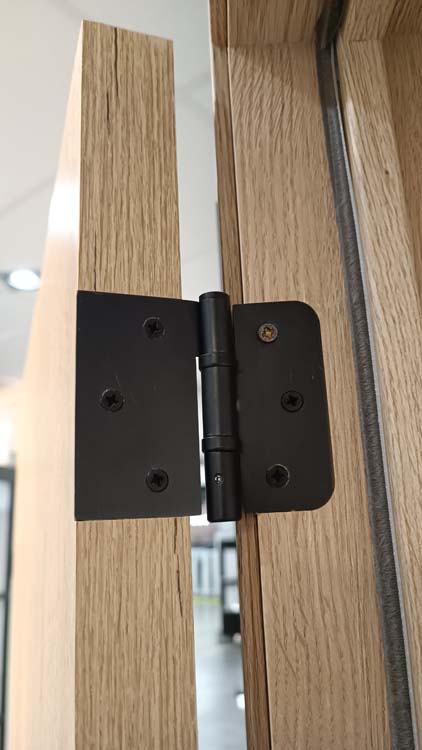 Porte intérieure complète Realwood Oak 201,5x83cm aggloméré tubulaire réversible + châssis 20cm