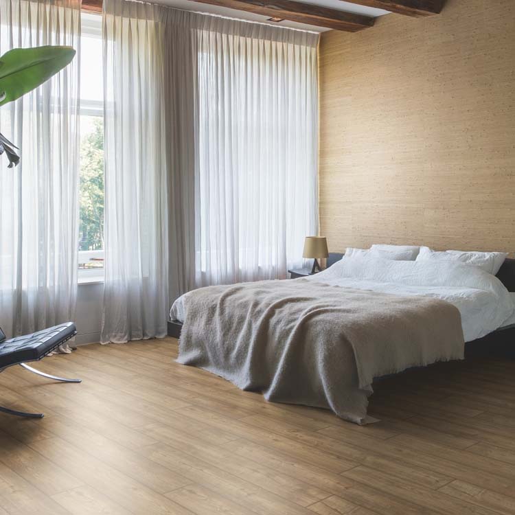 Sol stratifié Quick-step Impressive Ultra 12mm - Chêne aspect vieilli gris brun