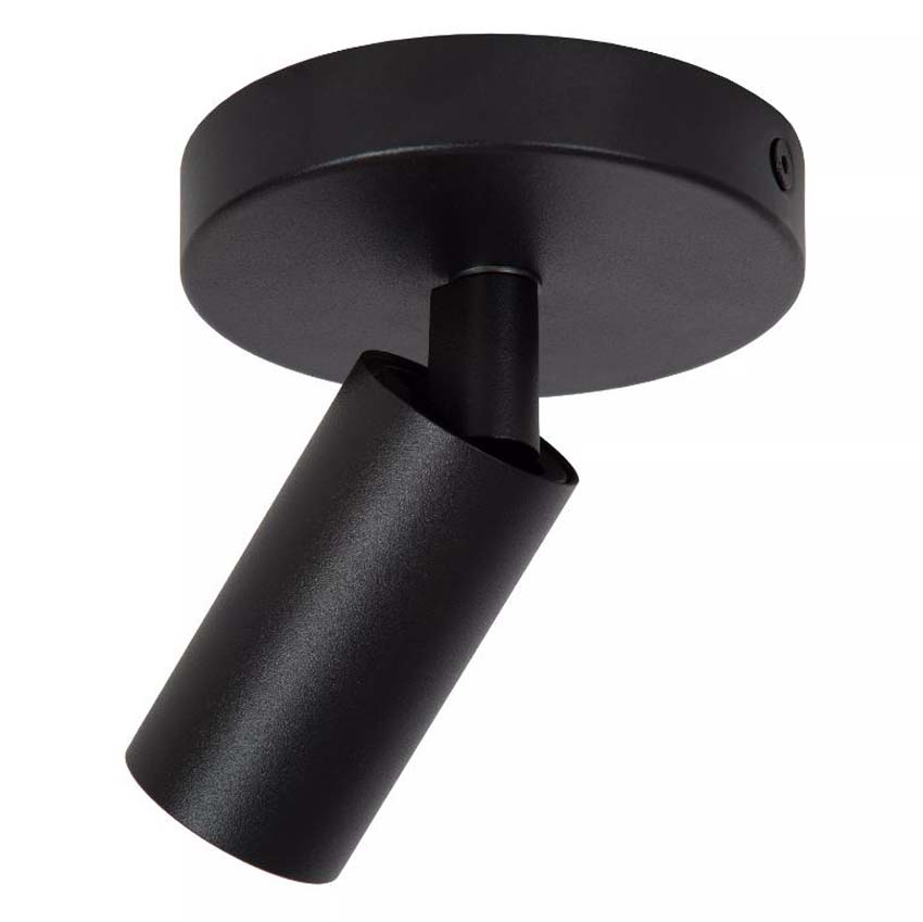Plafondspot - Zwart - Ø3,5cm - Dimbaar - GU10 - 1x3,8W