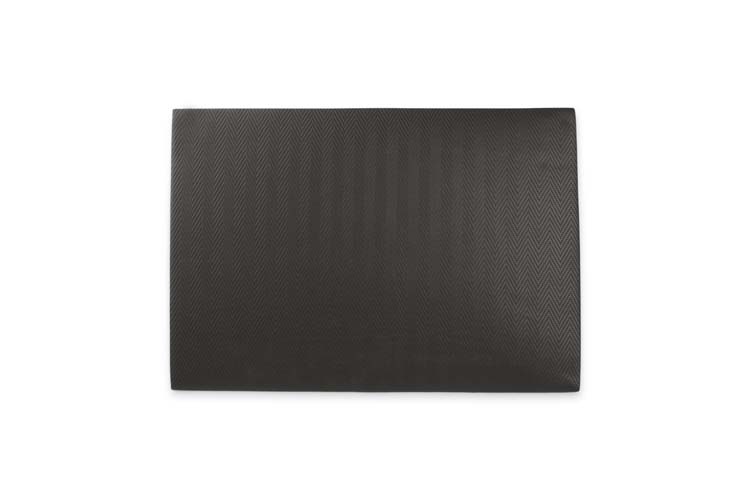 Placemat vissengraat-motief grijs 43 x 30 cm