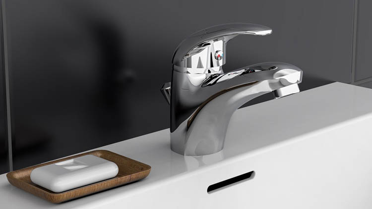 Robinet de lavabo Alina 12,80cm chrome Robinet de lavabo Alina 12,80cm chrome