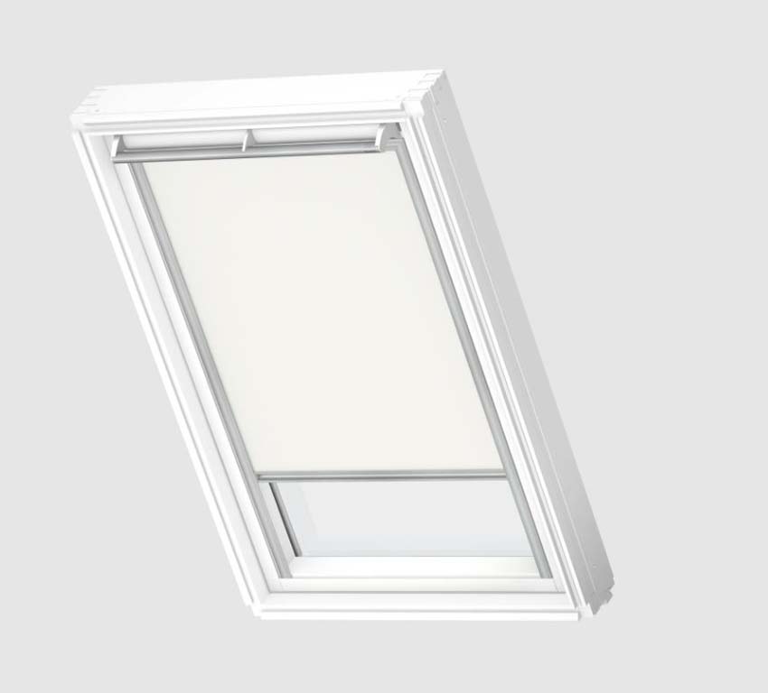 Store enrouleur Velux occultant à commande manuelle blanc SK06 1025S