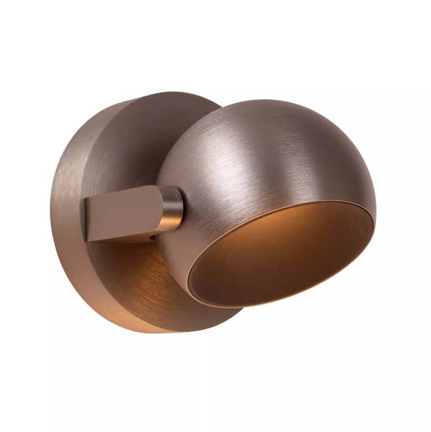 Lucide Premium Esfera - Spot de plafond - Fer gris - Ø11,2cm - Dimmable - LED - 1x11W - 2700K