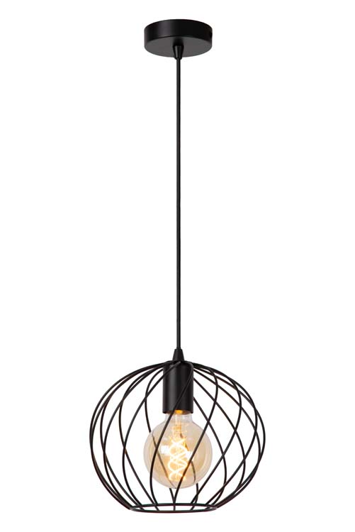 Hanglamp - zwart - Ø25cm - E27 - 40W