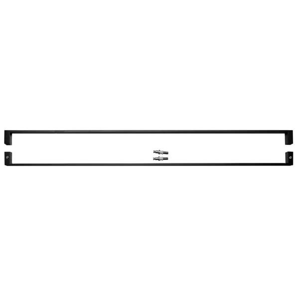 DeurTrekker pro pro voor glazen deur cosmic zwart 1000 mm