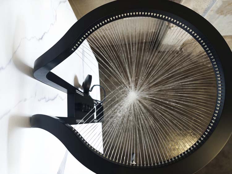 Doucheset Vicky thermostatisch met LED zwart