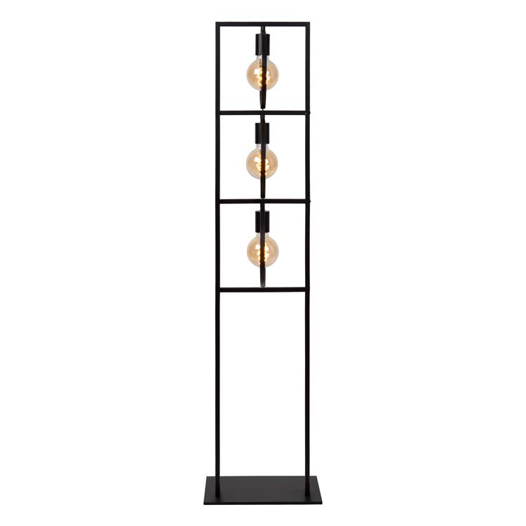 SUUS - Vloerlamp - 3xE27 - Zwart