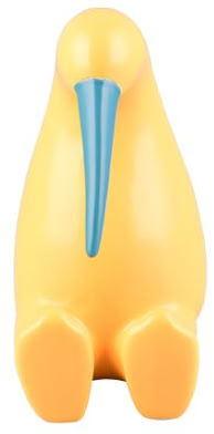 Beeld vogel kiwi geel 18,5cm